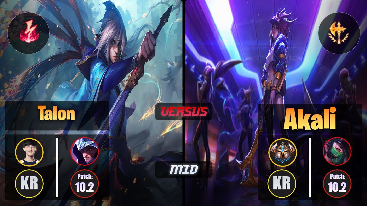 Naehyun TALON (Mid) [Electrocute] VS AKALI - Challenger KR Patch 10.2