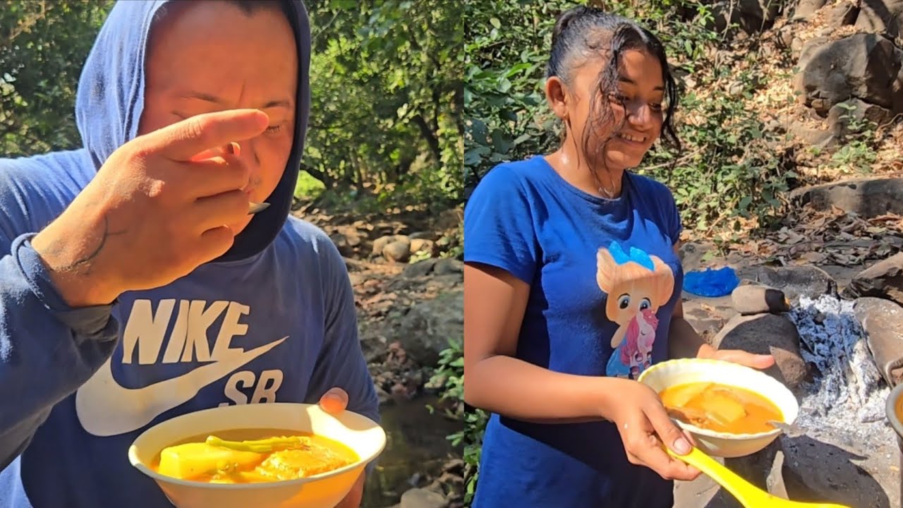 🛑 y así disfrutamos las tortas 🤤de pescados en el río(:aventuras intipuqueñas 503:)