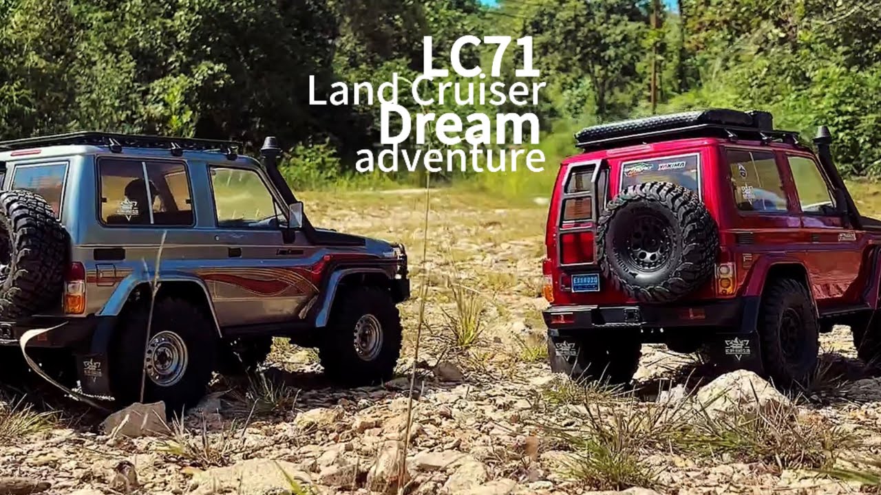 Dual Toyota LC71 RC Off-Road Adventure! 1/10 RGT Crawlers Conquer Trail