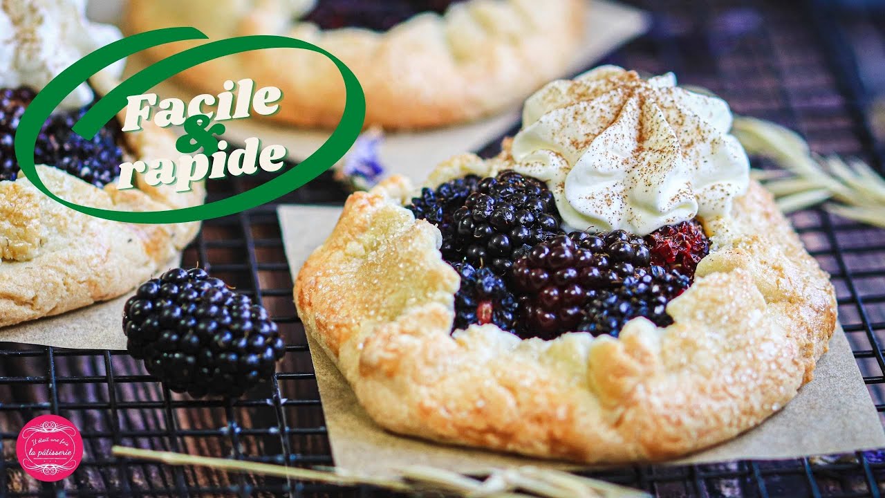 RECETTE DE TARTELETTES RUSTIQUES AUX M&Ucirc;RES - SANS MOULE