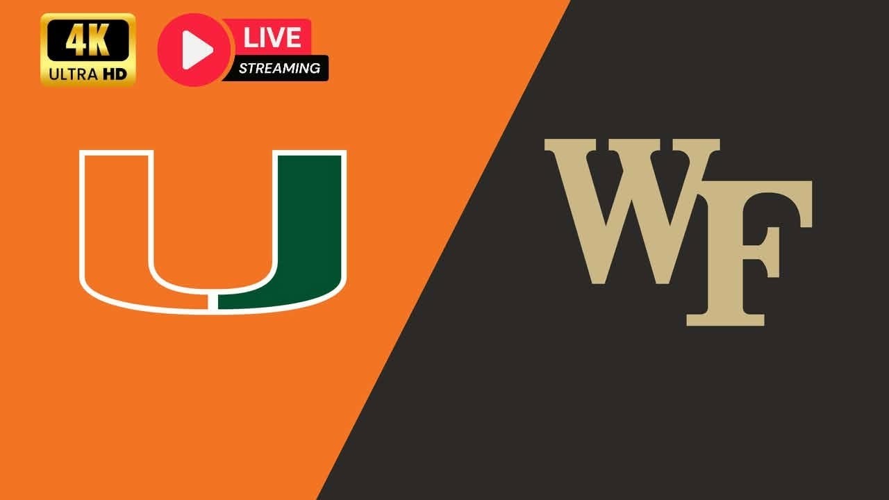 Miami vs Wake Forest LIVE 4K | NCAAF WEEK 3 | College Football Live September 18, 2026