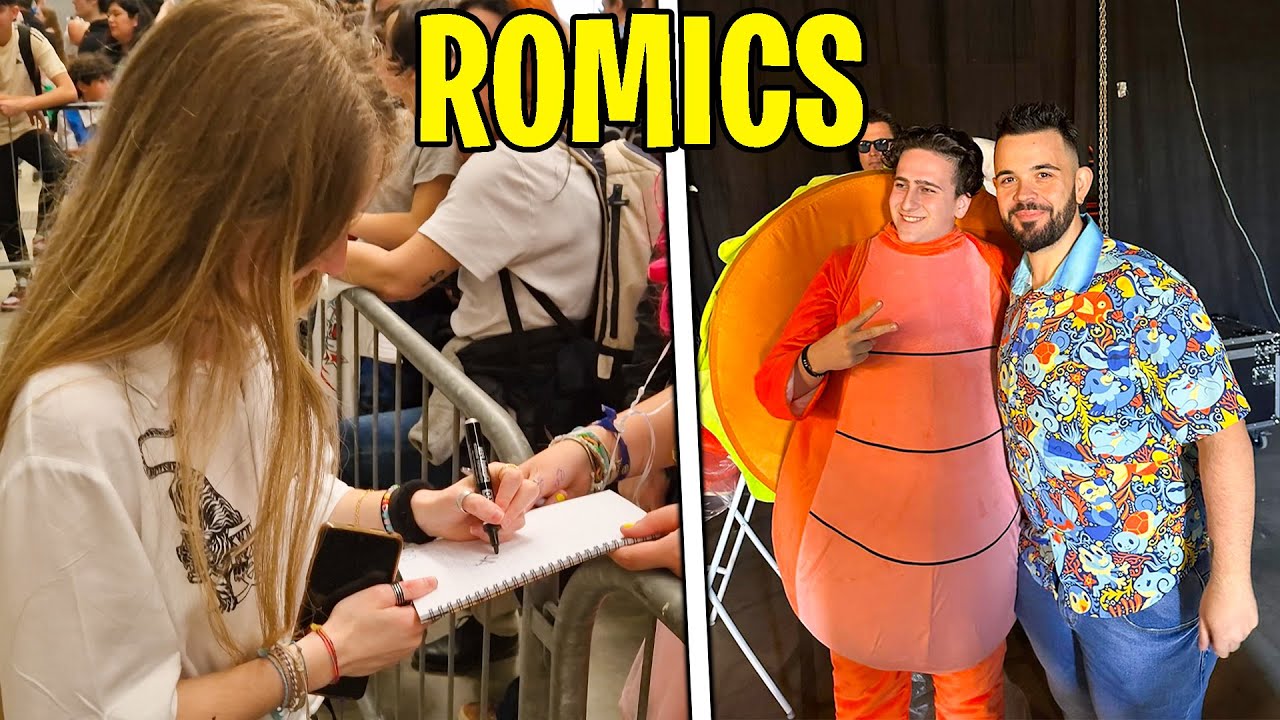 IL MIO RAGAZZO SALE SUL PALCO CON CICCIOGAMER - Vlog Del Romics