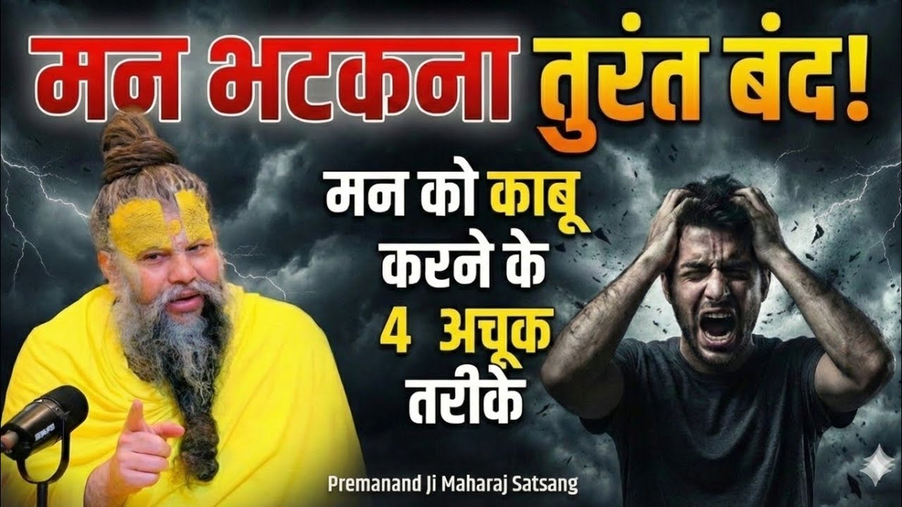 मन को काबू करने के 4 अचूक तरीके | Premanand Ji Maharaj Satsang | बसंत पंचमी विशेष 🌸