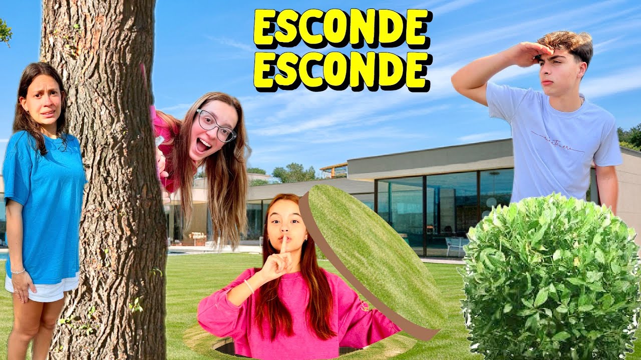 Esconde Esconde EXTREMO com meus Amigos YOUTUBERS! *Usando o Celular!