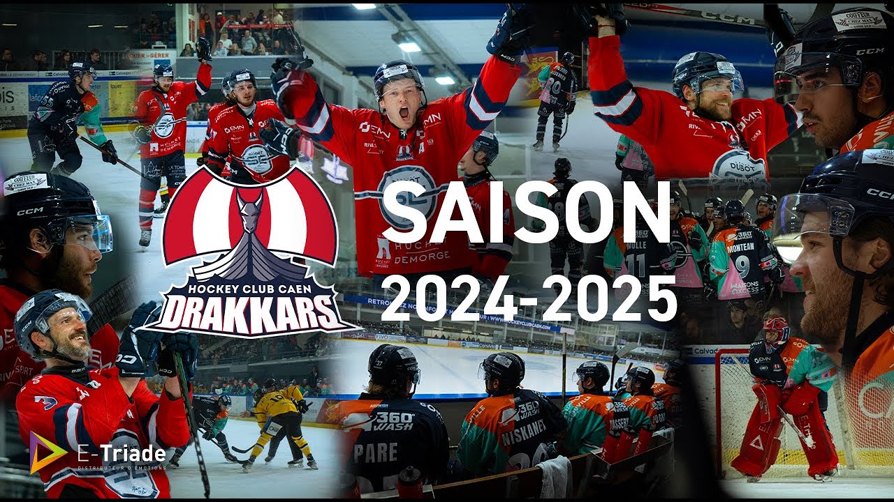 L’ÉPOPÉE DES DRAKKARS CAEN | Le film d’une saison exceptionnelle de hockey sur glace | E-Triade