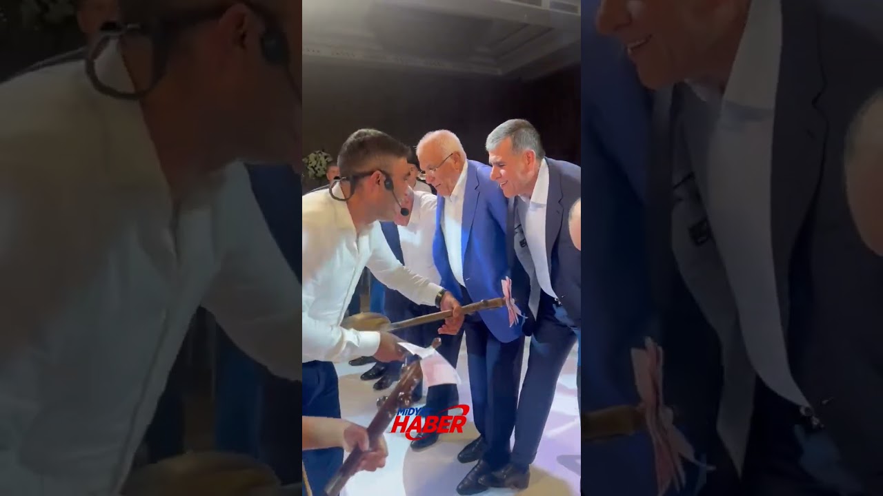 Altunkaya Holding Yönetim Kurulu Başkanları Hacı Mahmut Altunkaya ve  Mahsum Altunkaya Kemençe oyunu