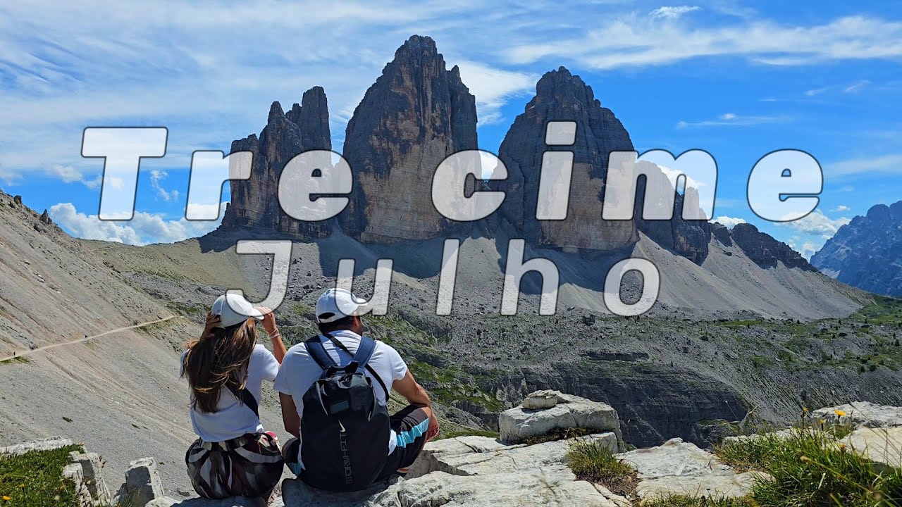 Dolomitas: Tre Cime em Julho com Trilhas abertas,flores e lagos alpinos