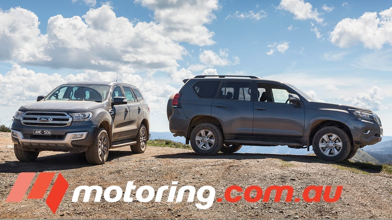 Toyota Landcruiser Prado против Ford Everest | Motoring.com.au