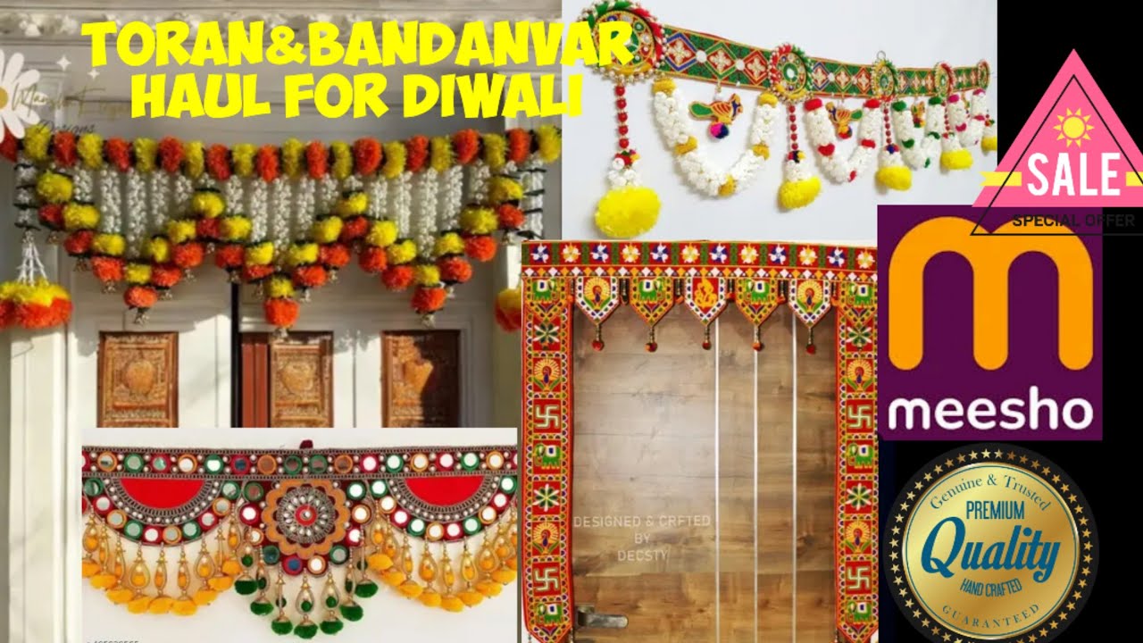 Meesho toran & bandanwar haul for diwali@meeshoapp/diwali sale🛍️/online shopping