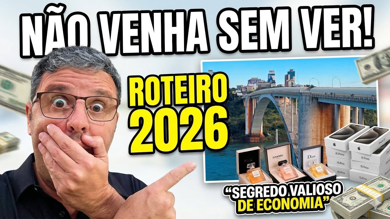 Roteiro 3 dias em Foz do iguaçu e Compras no Paraguai com Preços em 2026