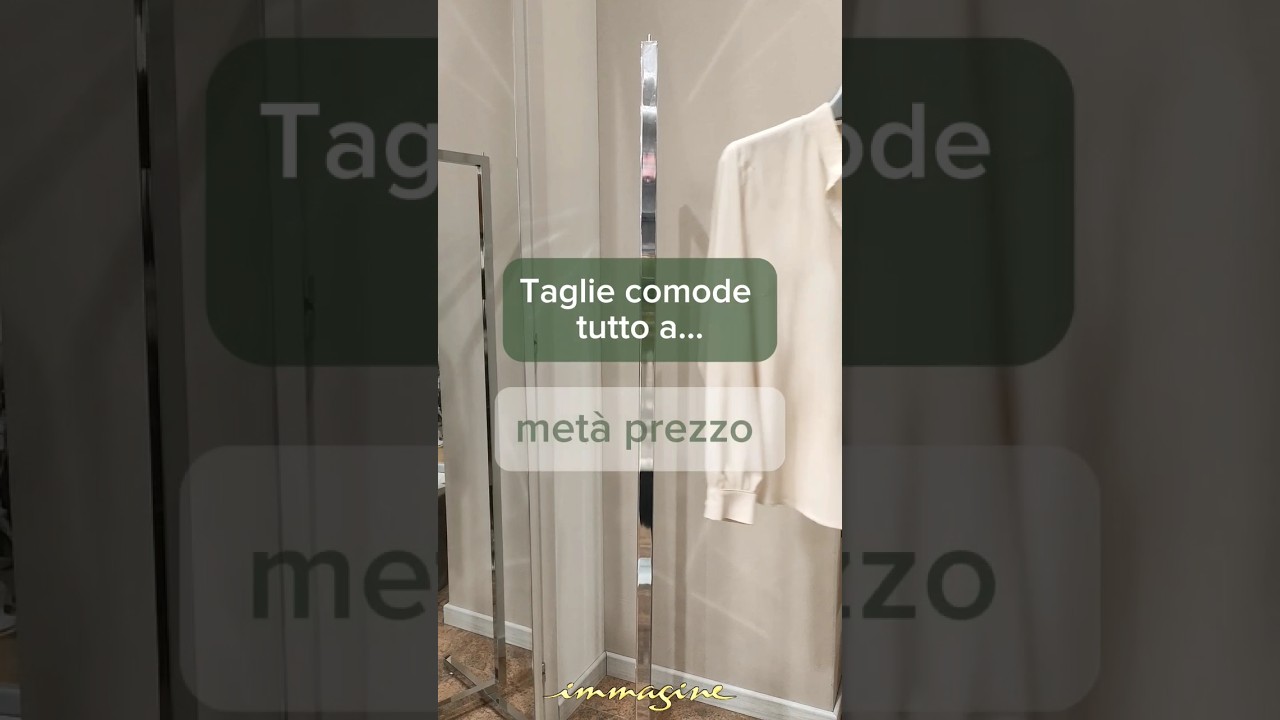 Taglie comode tutte a...met&agrave; prezzo🤩☺️🥰  #immagine #abbigliamento #shop #madeinitaly #outfit #saldi