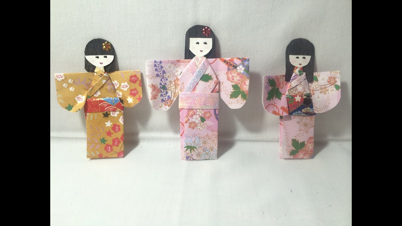 DIY - Boneca Japonesa de Origami