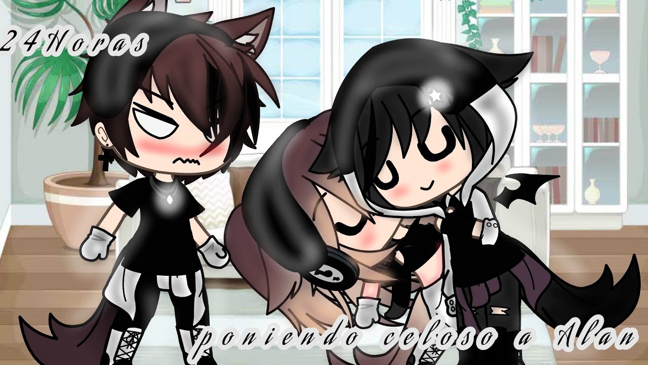 24h poniendo celoso a Alan 🥺💕 con carl 🤧✨ •Emma~Nekø• ||gacha life||