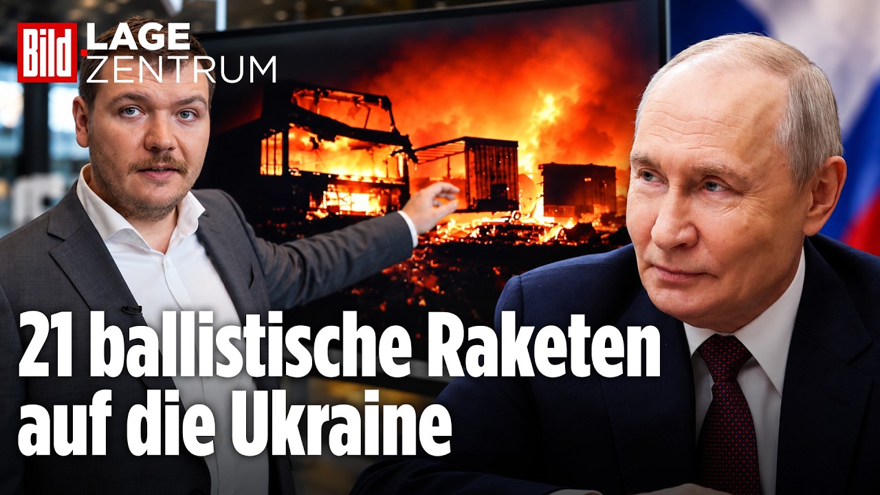 BLUTIGE WAFFENRUHE: Putin redet von Frieden &ndash;&nbsp;und l&auml;sst die Ukraine bombardieren! |&nbsp;BILD-Lagezentrum