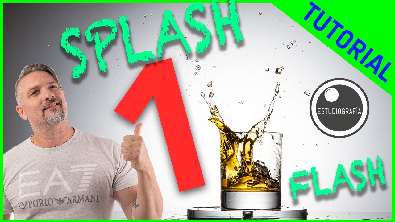 ⚠️💦 Como hacer fotografia de splash con 1 flash en casa! Tutorial Fotografia de producto 2022
