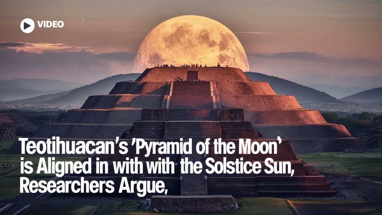 Teotihuacan's 'Pyramid of the Moon' is aligned with the solstice sun, researchers argue