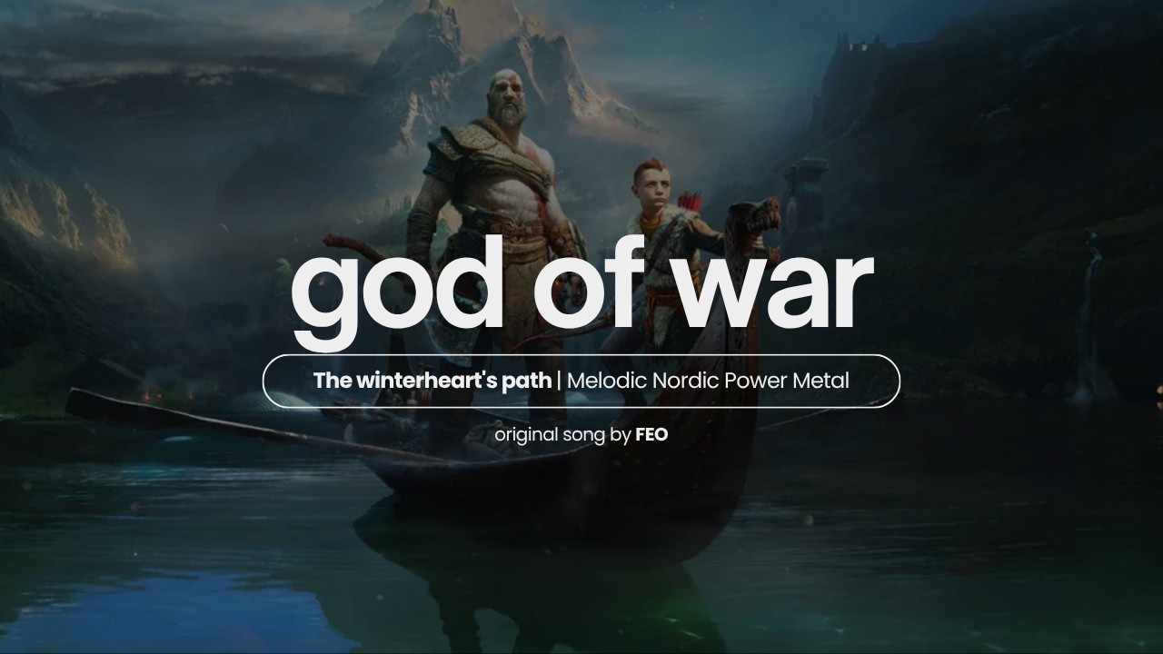 GOD OF WAR | The Winterheart's Path | Melodic Nordic Power Metal (Original Song)