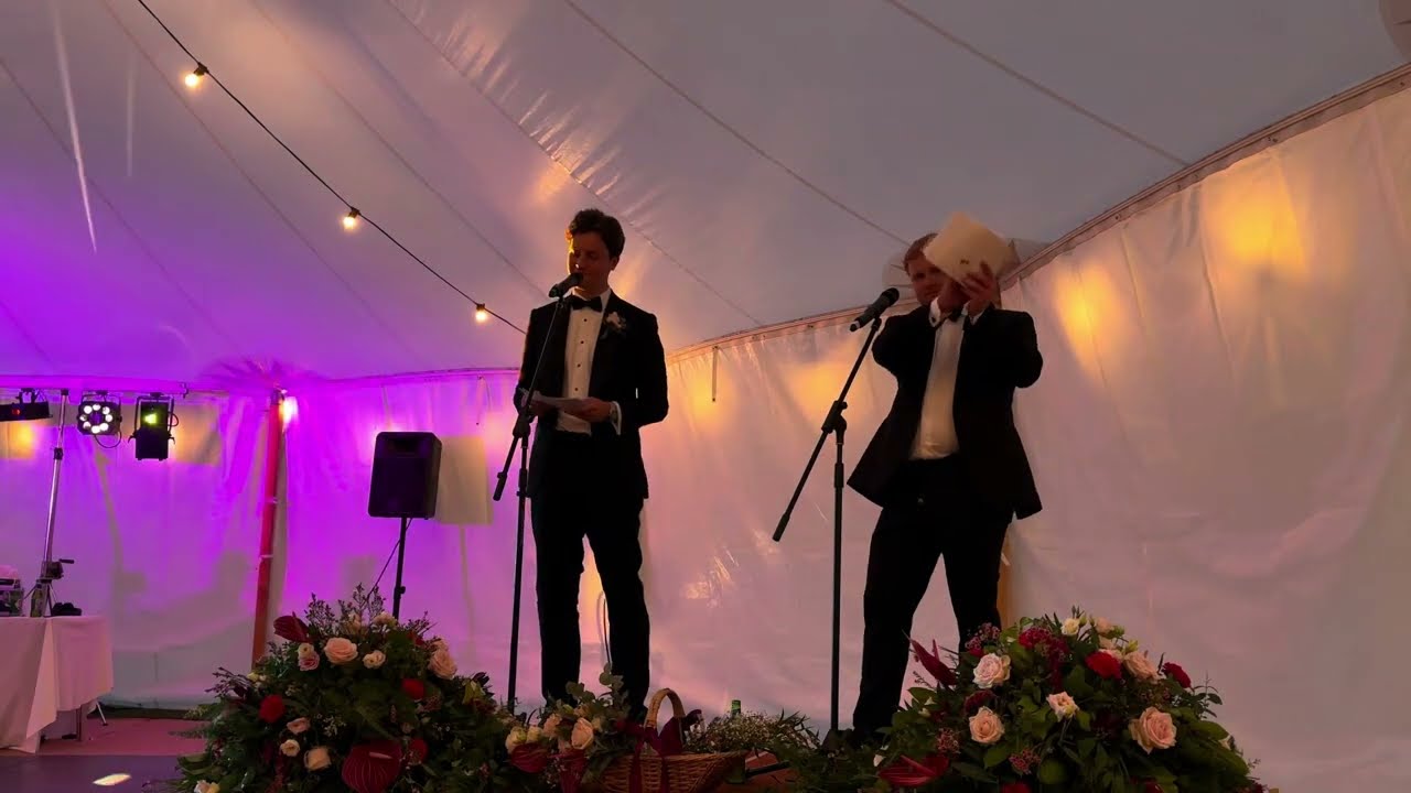 Surprise musical moment at Charlie and Danielle’s wedding - “From Now On” from The Greatest Showman