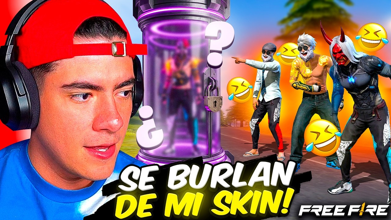 MIS AMIGOS SE BURLARON POR NO TENER ESTA SKIN DE FREE FIRE Y ME PUSE TRISTE - TheDonato Live