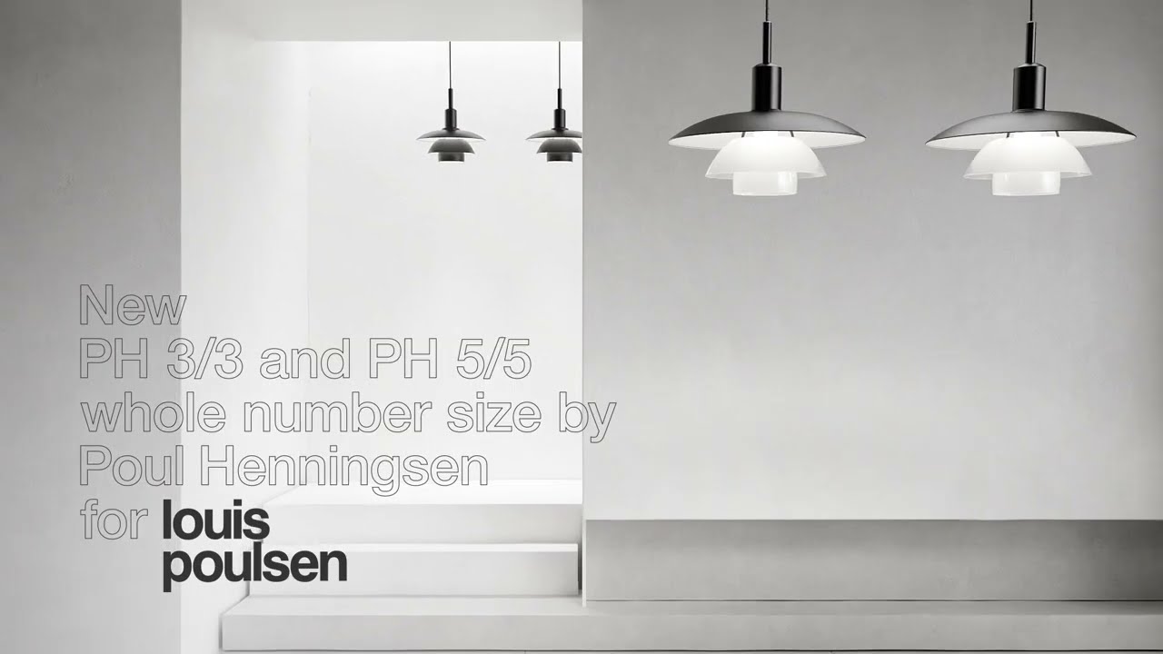 PH 3/3 and PH 5/5 - Designed by Poul Henningsen.