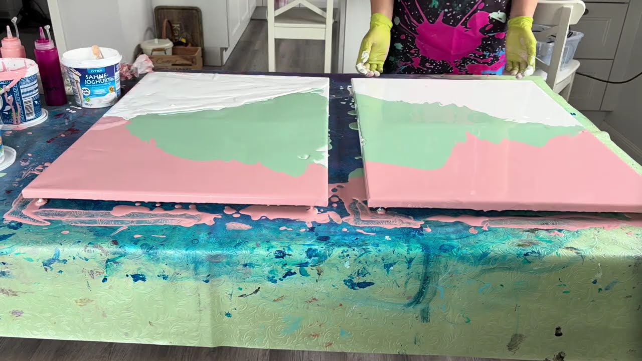 09 Happy 40th! Dutch Pour Imitation Rose Gold Leaf
