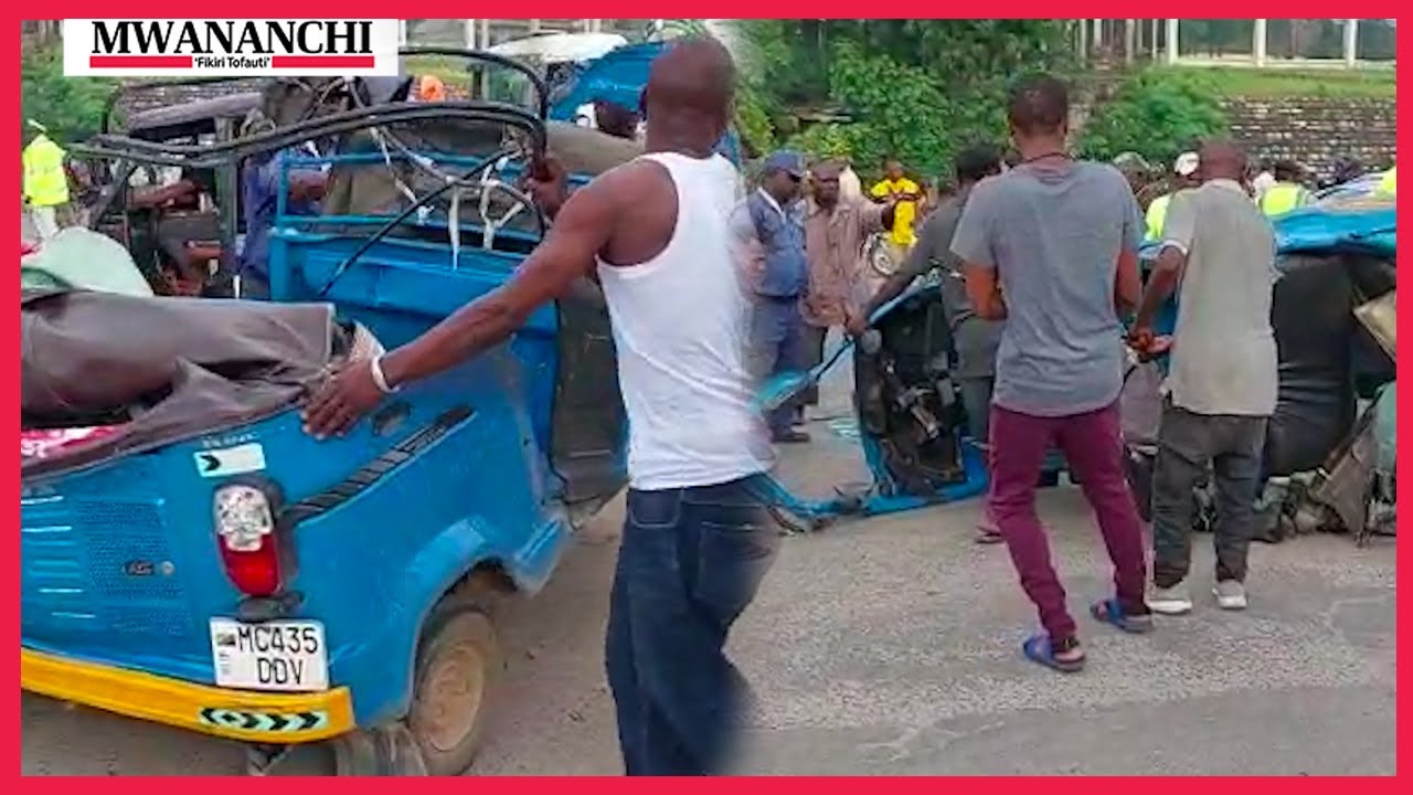 BREAKING: Wawili wahofia kufariki Dar, ajali yahusisha bajaji gari, mashuhuda wasimulia tukio