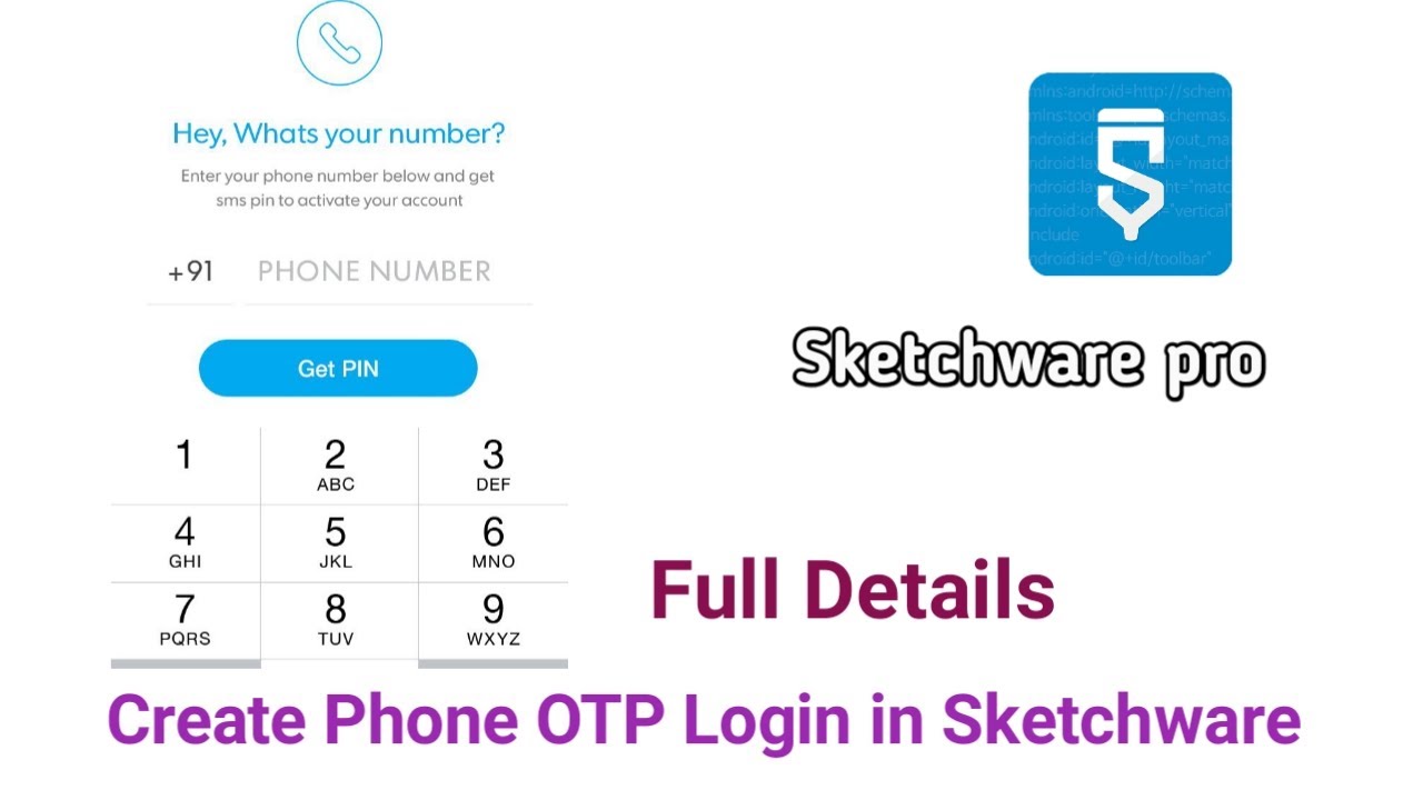 Create Phone number Login System in Sketchware Pro