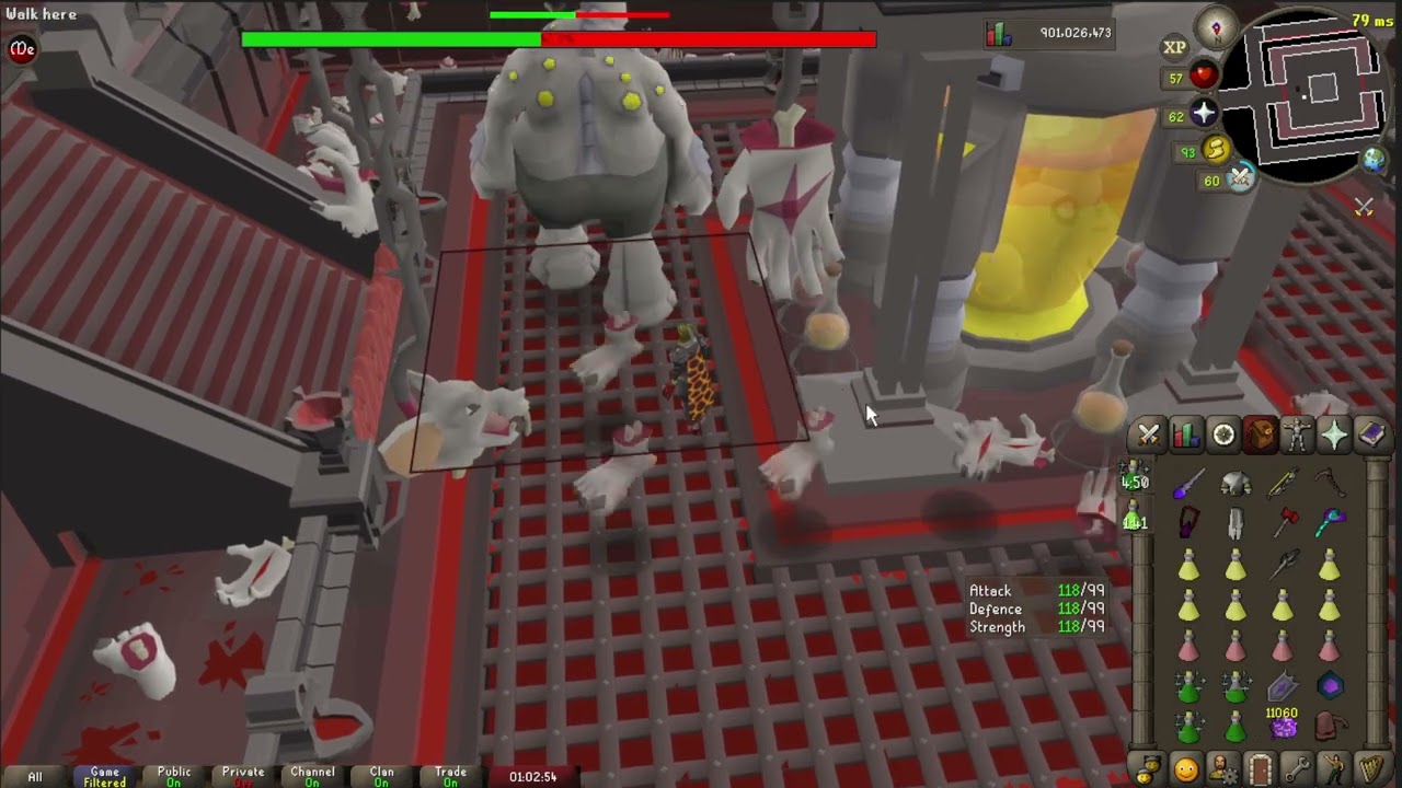 Solo Theatre of Blood Hard Mode in 62:49.80