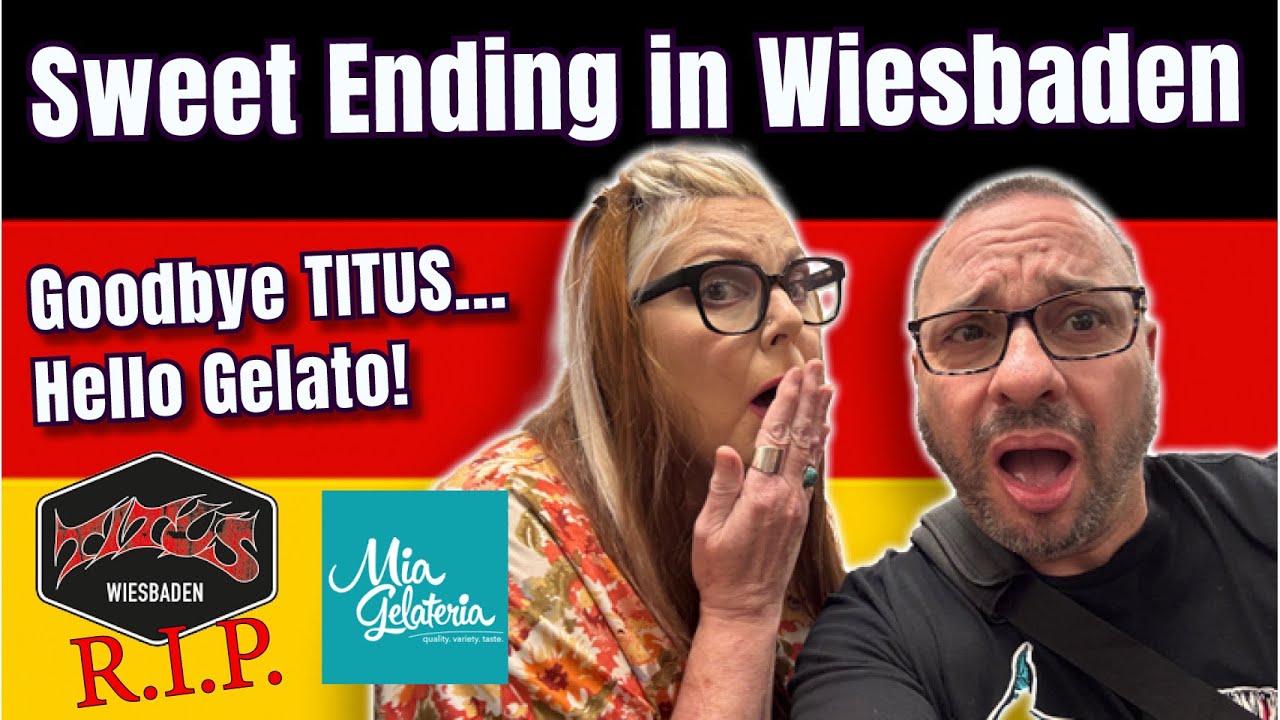 Wiesbaden Germany Walking Tour 🇩🇪 | Titus Skateshop Closing + Gelato at Mia Gelateria