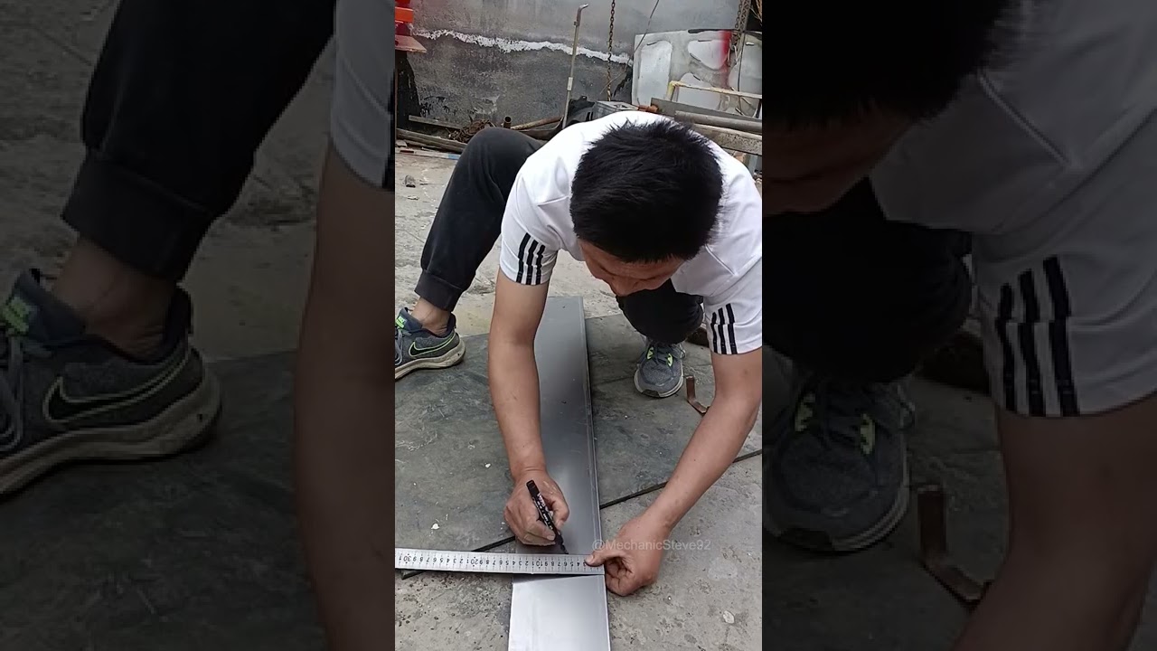 Rusty rocker panel repair.