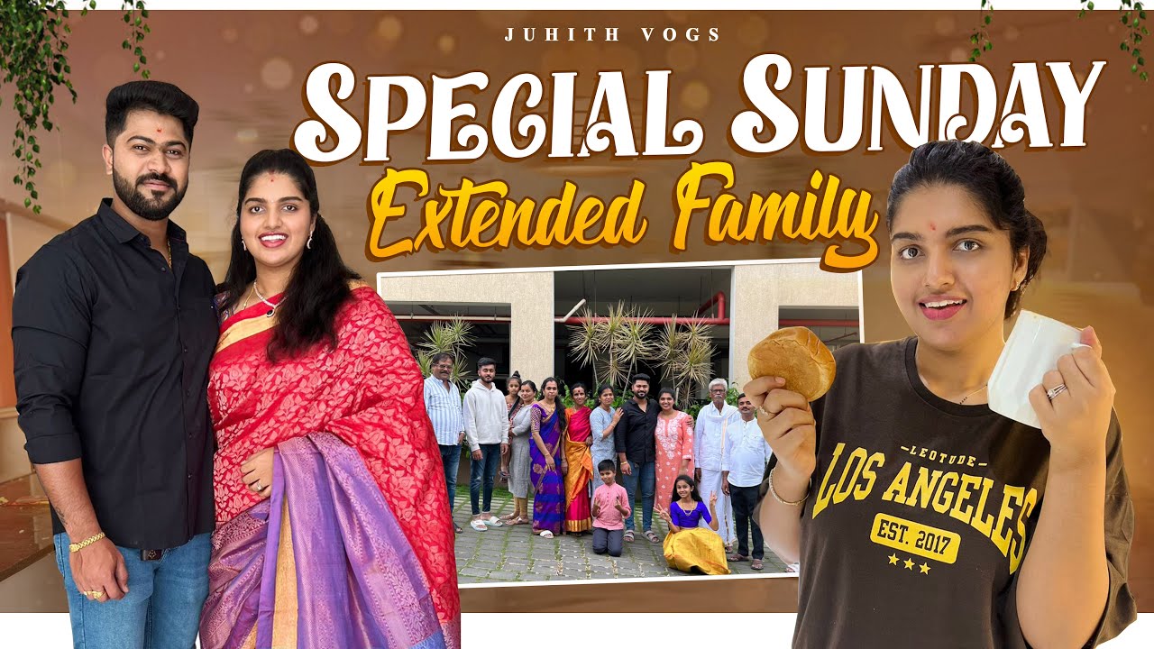 🥰Darshan First Time చేసిన Tea😂| మా Special Sunday With our Extended Family😍| పూజ కి Ready||
