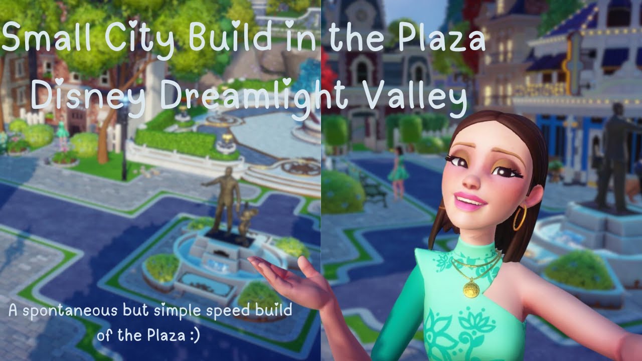 Small City Build in The Plaza | Disney Dreamlight Valley