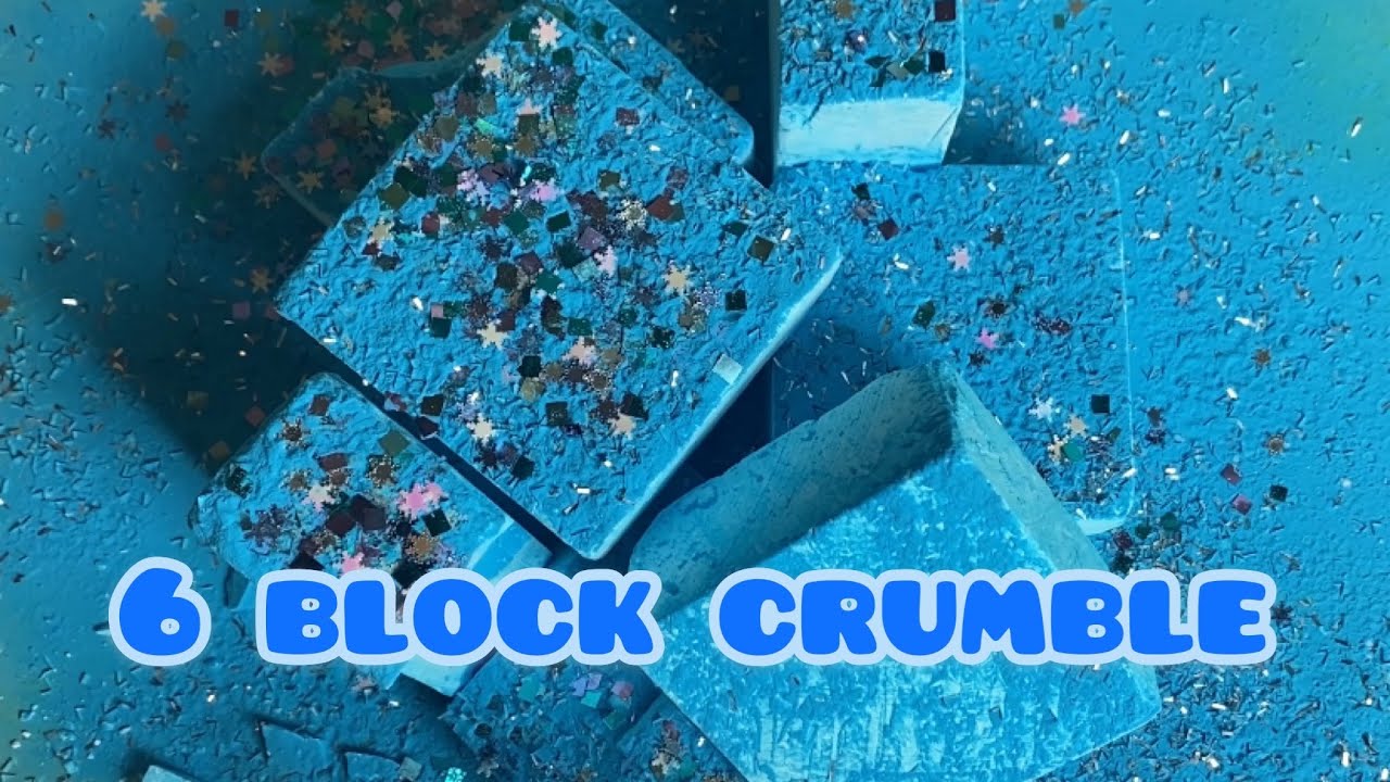 Blue Holi Powder Crush | Gym Chalk Asmr