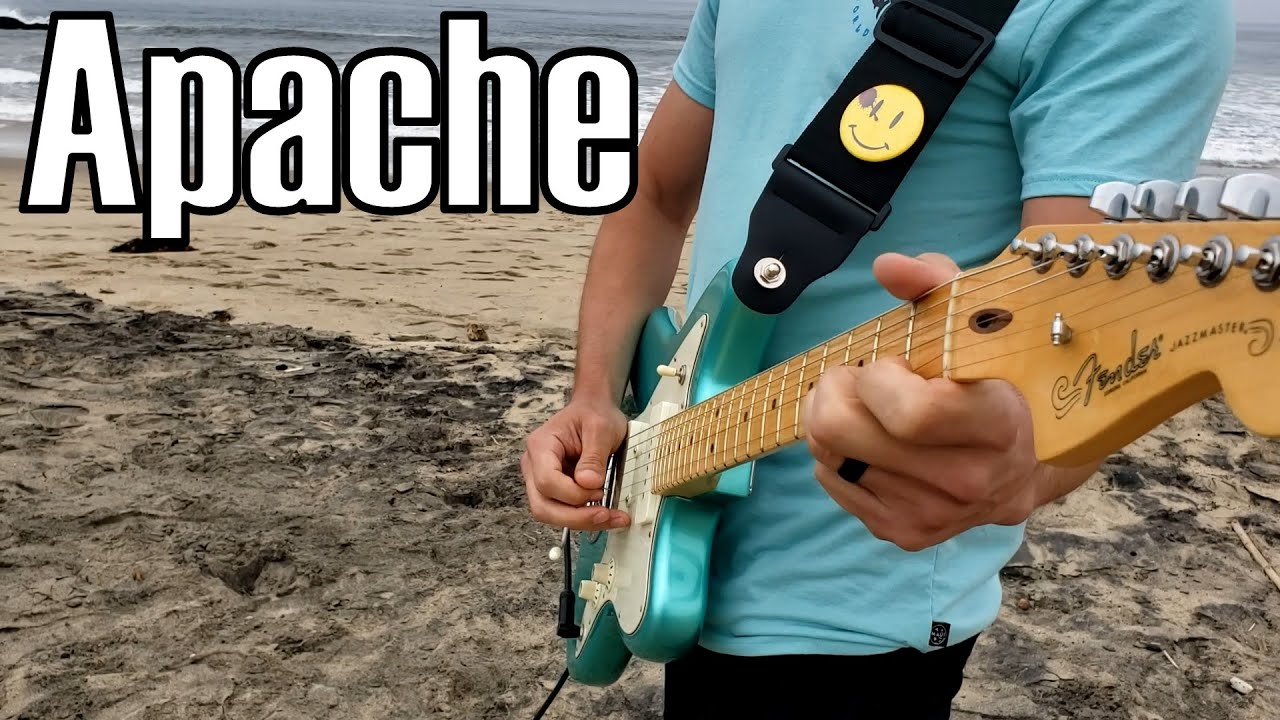 The Shadows - Apache (Instrumental Surf Guitar Cover)
