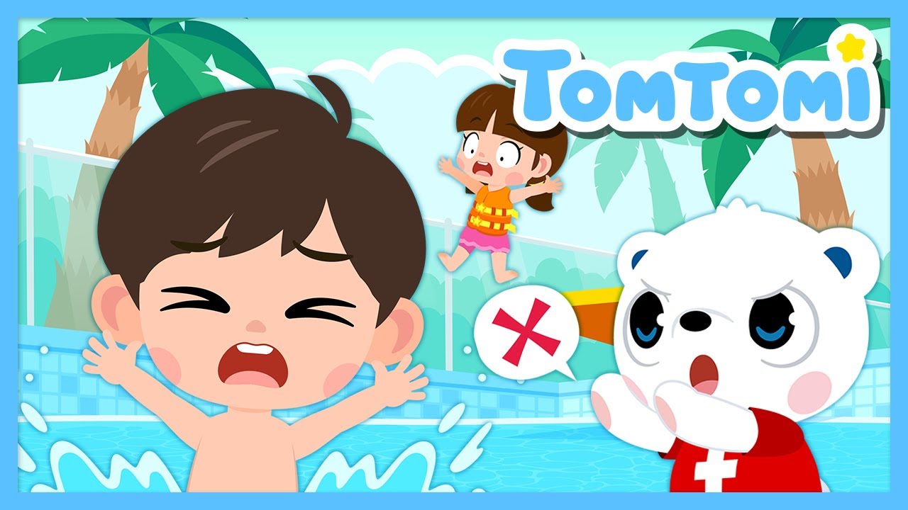 [🔔NEW] Water Fun Safety Song🥽 | Safety Rules for Kids | Must-watch before your vacation | TOMTOMI