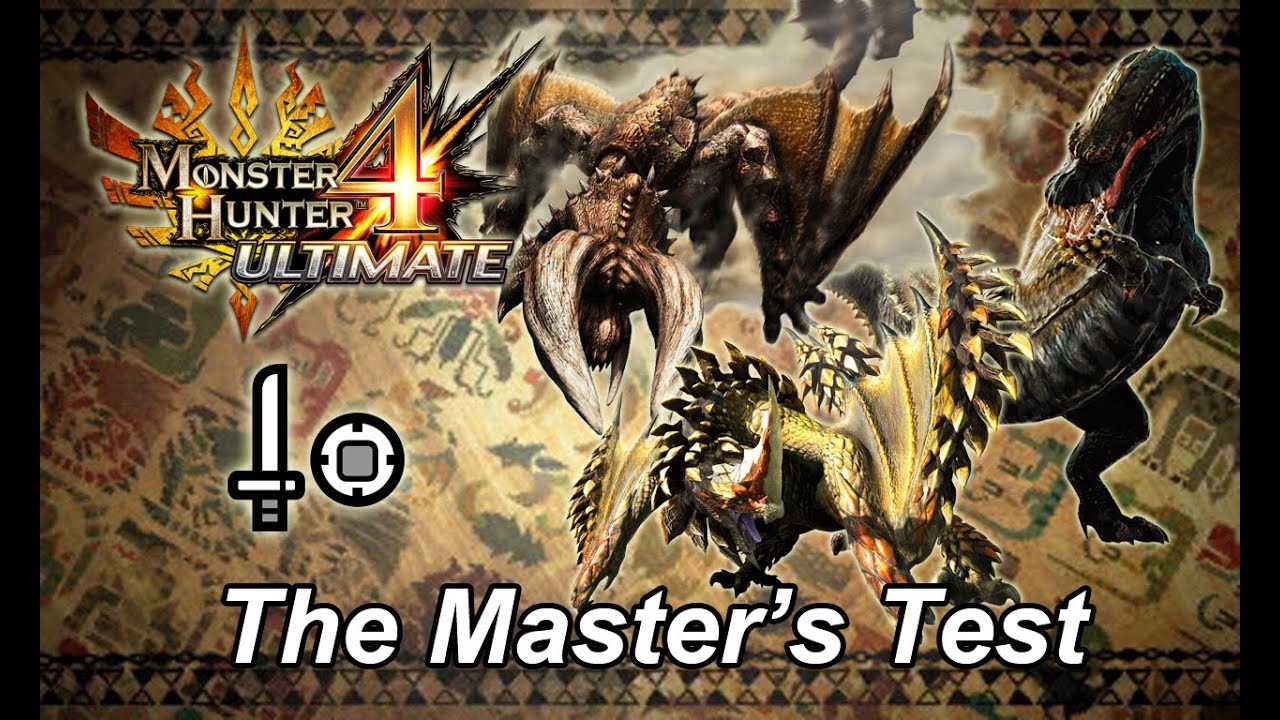 MH4U The Master's Test (Sword and Shield) - 7'13''83