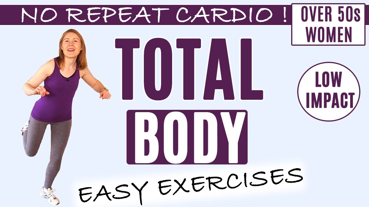 30 MINUTE TOTAL BODY EASY CARDIO WORKOUT FOR WOMEN OVER 50 | NO REPEATS | Lively Ladies