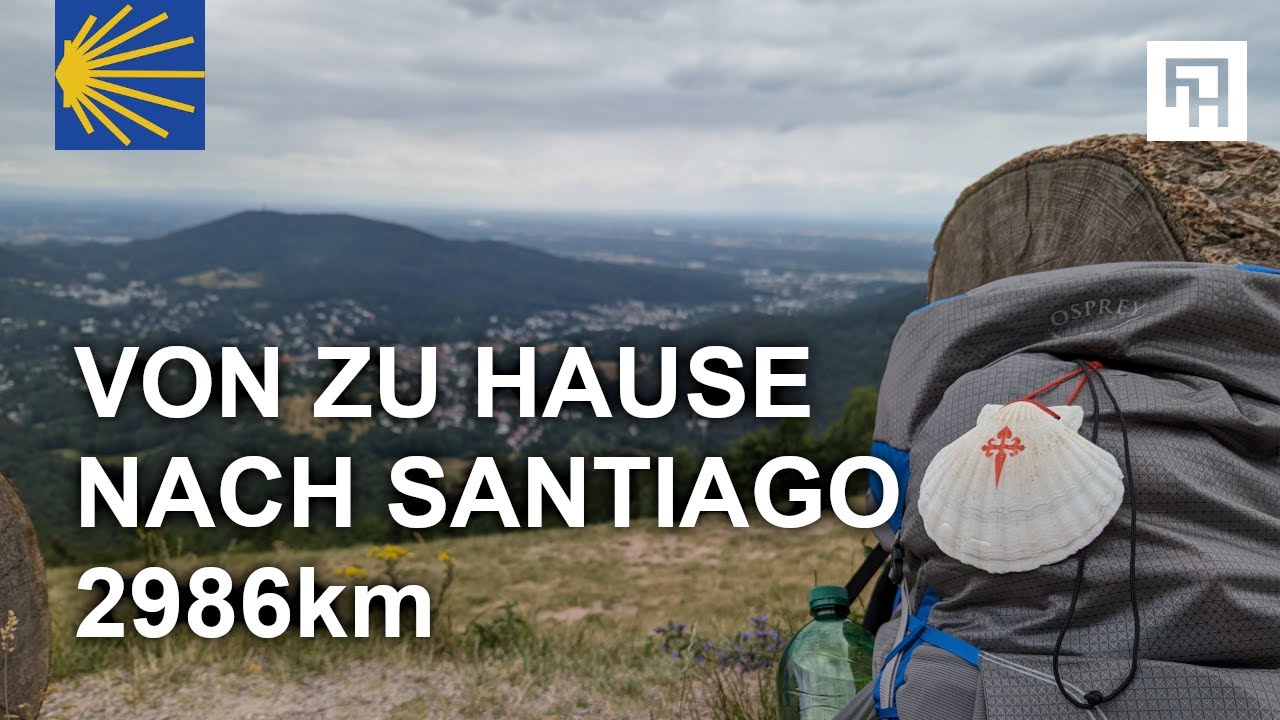Mein Jakobsweg: 3.000 km von Zuhause bis Santiago de Compostela | Camino de Santiago Abenteuer 🥾