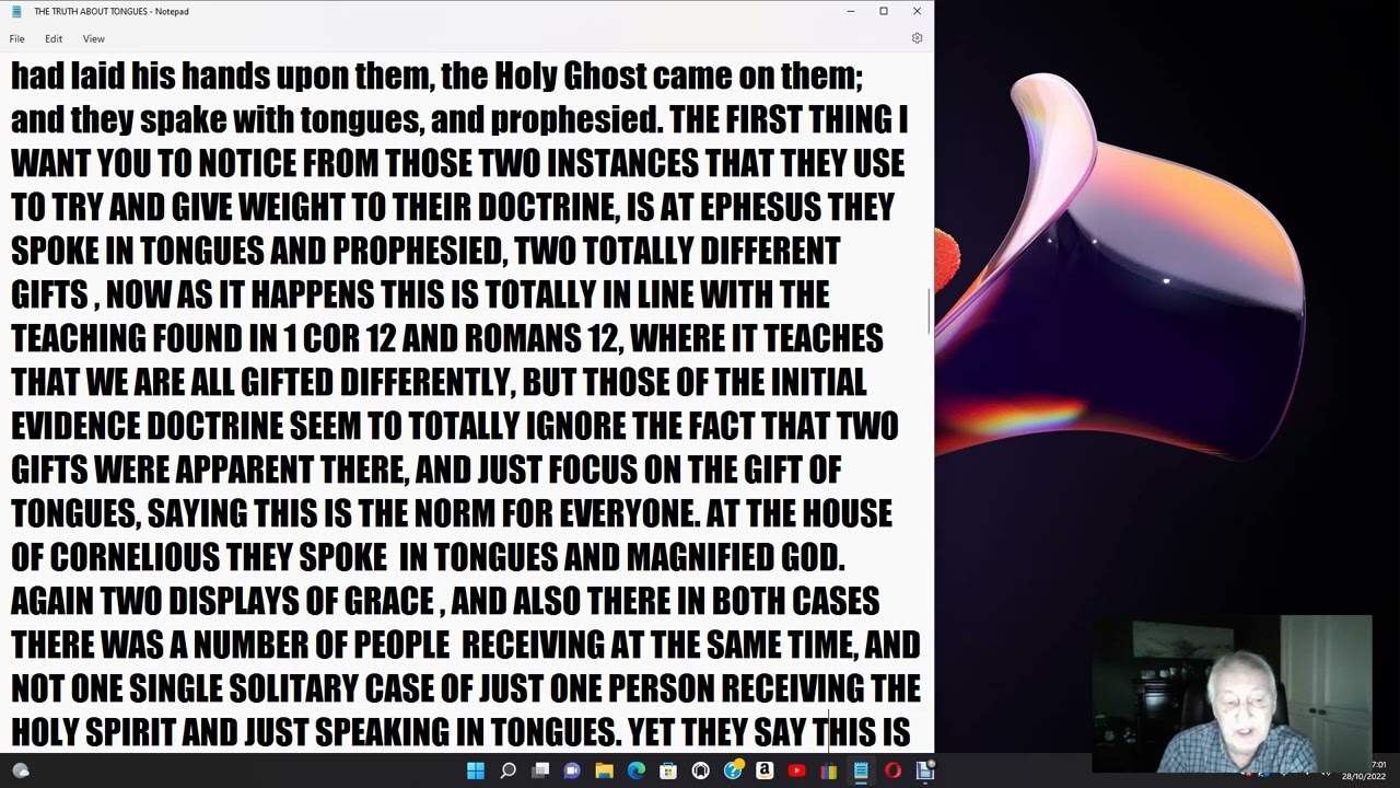 THE TRUTH ABOUT THE FALSE DOCTRINE OF THE INITIAL EVIDENCE.