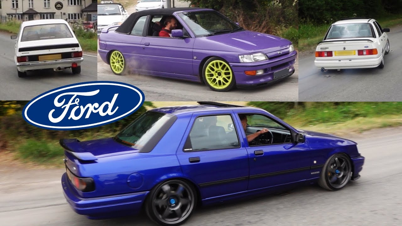 RETRO FORD Cars Leaving CLASSIC FORDMEET Squires JUNE 2025