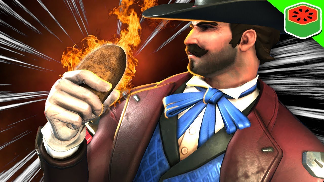 COMPETITIVE HOT POTATO! | Overwatch (Workshop Custom Game)