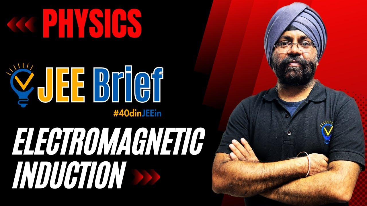 JEE Brief: Electromagnetic Induction | Vora Classes | JEE | JEE ADVANCED | IIT | CBSE #40dinJEEin