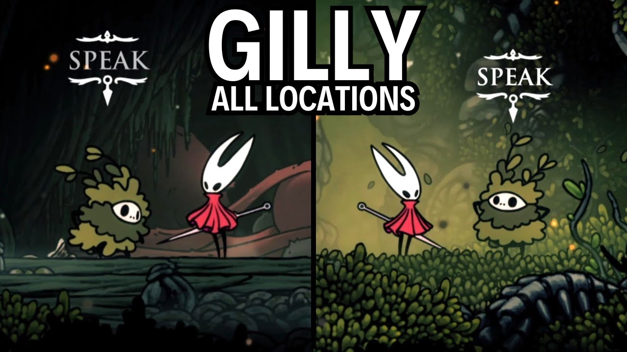 Hollow Knight Silksong - GILLY All Locations