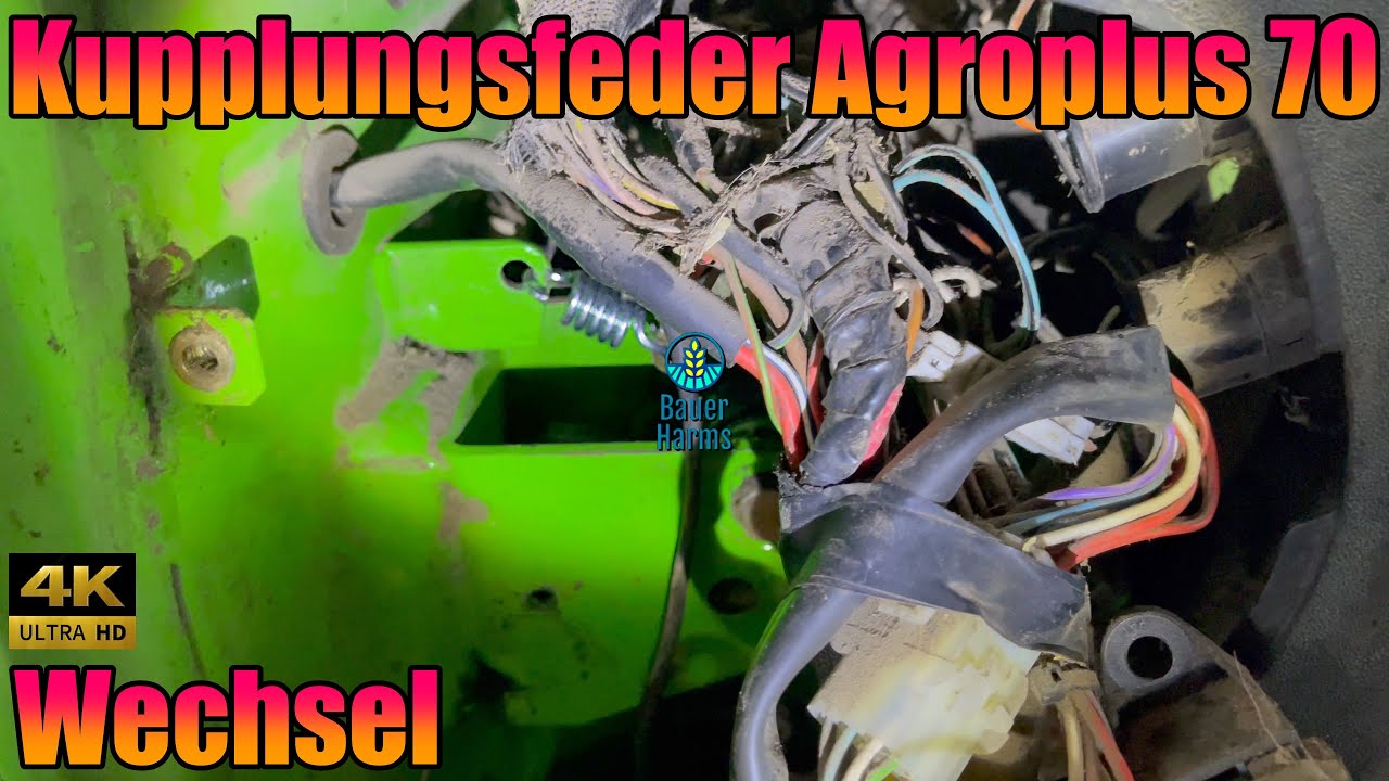 Kupplungsfeder Deutz Fahr Agroplus 70 tauschen mit normaler Kupplung, Same Dorado, Lamborgini R2