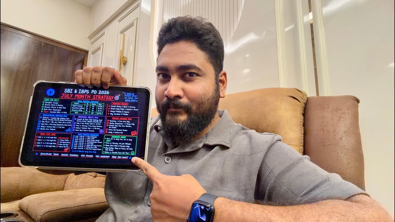 IBPS PO 2026 Notification Out & July Month Strategy 🚨