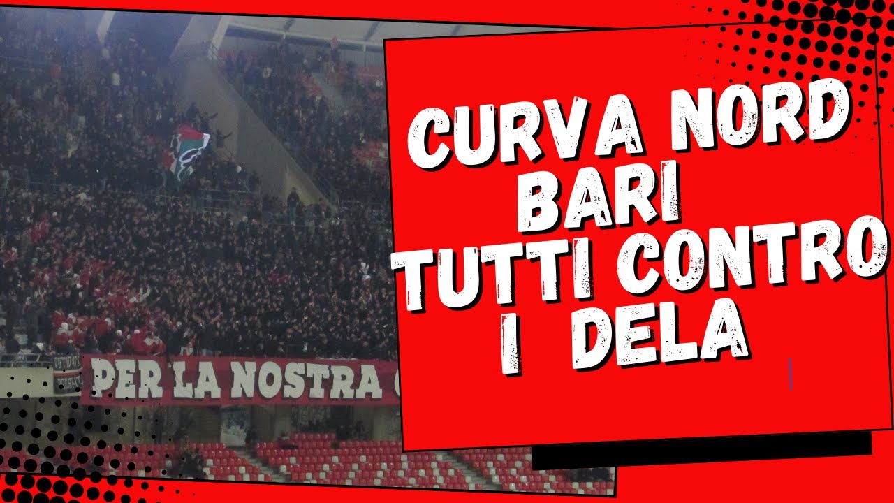 CURVA NORD BARI 🔥 Cori Potentissimi contro De Laurentiis | BARI–FROSINONE