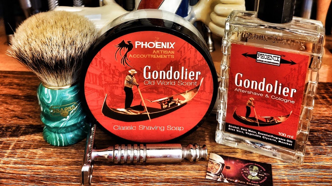 1/3 Rasoio Razorock Lupo piastra 0.58, Sapone Phoenix 