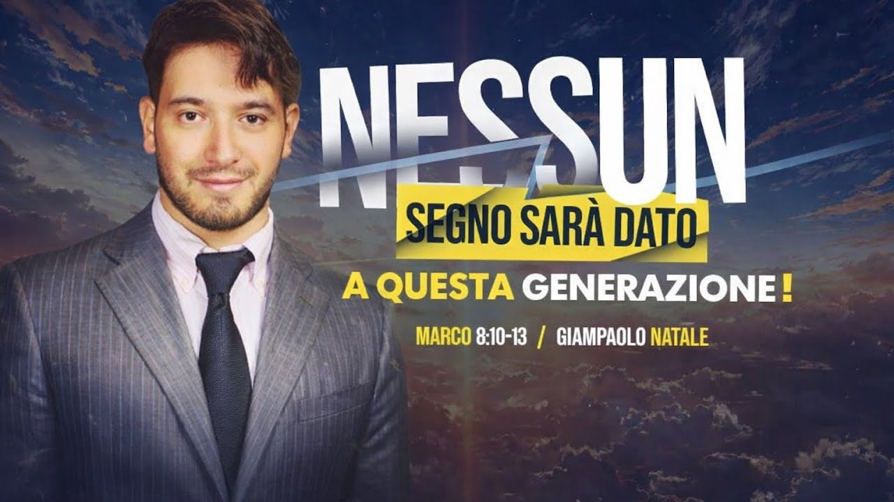 Nessun segno sarà dato a questa generazione | dott. Giampaolo Natale