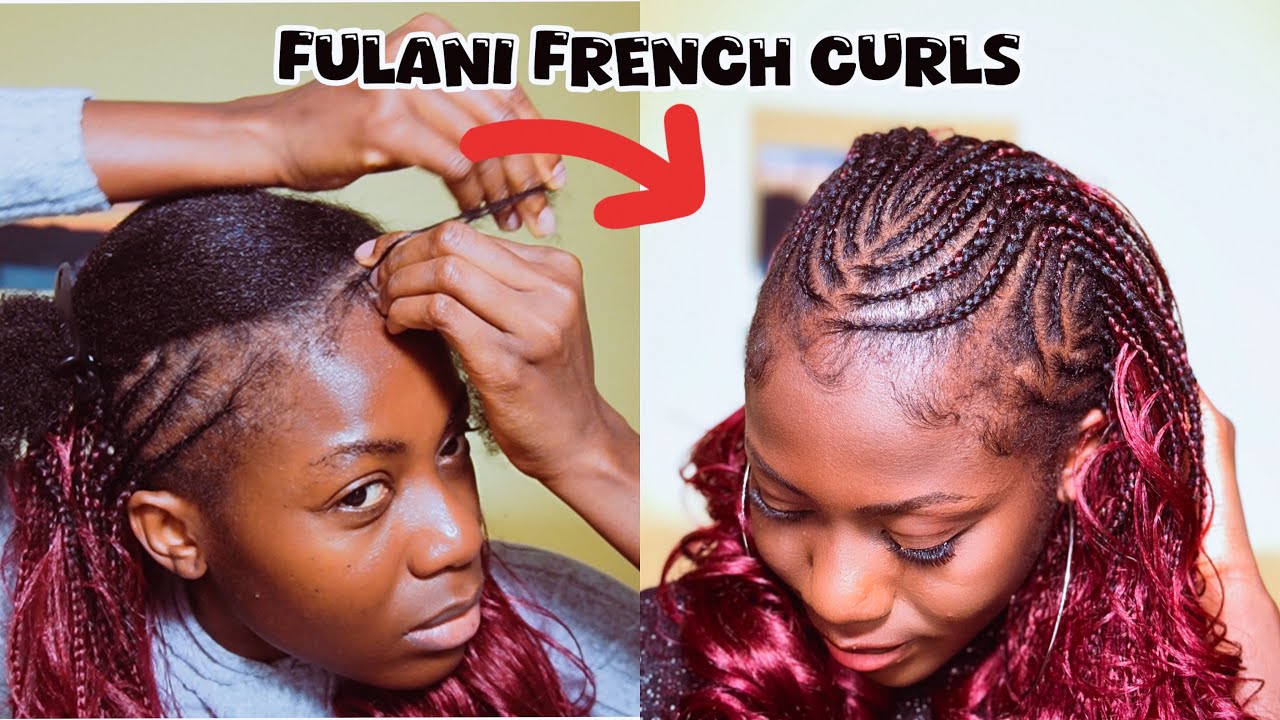 DIY Fulani French curl braids |step-by-step for beginners 2025.
