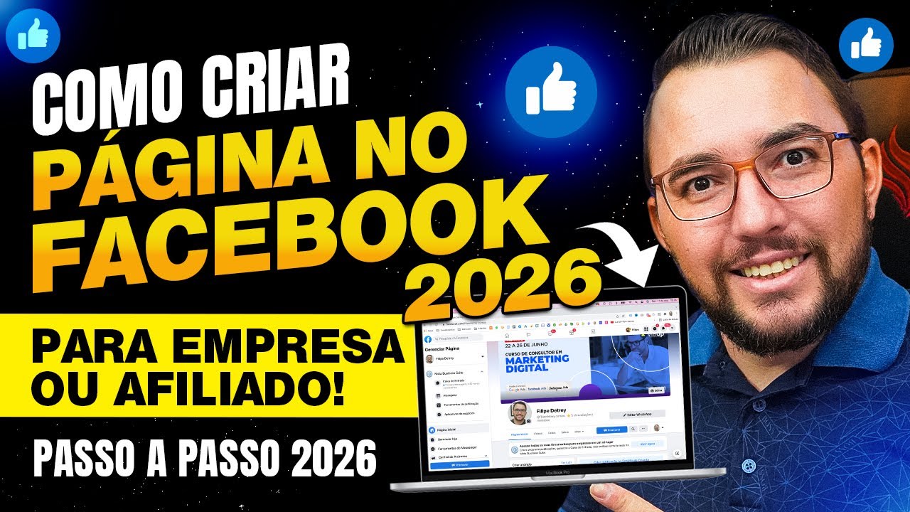 Como CRIAR uma PÁGINA no Facebook 2026 para Empresa, Afiliado ou Loja (Hacks para Vender Muito🔥)